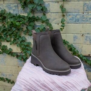 Women's Brown Boots - Classic Slip-On Ankle Boot